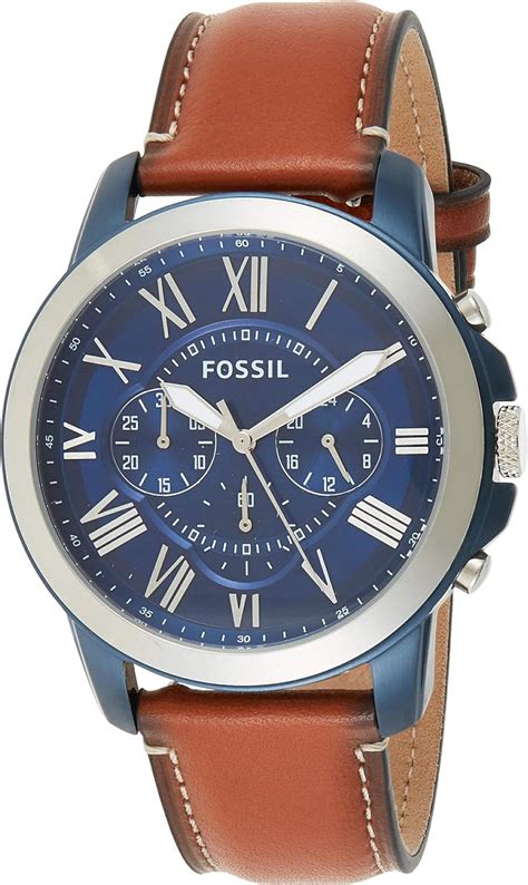 fossil reloj con extension de cuero